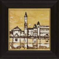 Lot 296 - * JAMIE O'DEA, YELLOW REFLECTIONS watercolour...