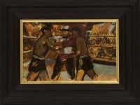 Lot 298 - * JAMIE O'DEA, SAVED BY THE BELL oil on card,...