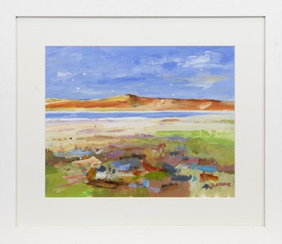 Lot 774 - ISLE OF LEWIS, AN ACRYLIC BY ALISTAIR BENNIE