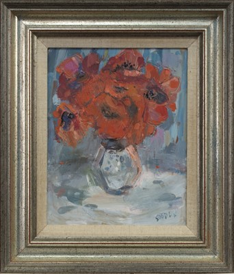Lot 778 - POPPIES, AN OIL BY JANE SOEDER