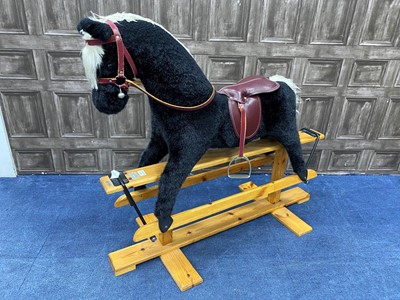 Lot 268 - A PEGASUS ROCKING HORSE