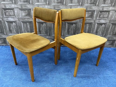 Lot 266 - A SET OF FOUR RETRO STOOLS AND FOUR CHAIRS