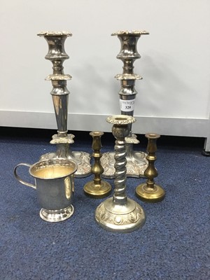 Lot 320 - A LOT OF SILVER PLATED ITEMS