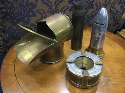 Lot 327 - A COLLECTION OF TRENCH ART AND OTHER COLLECTABLES