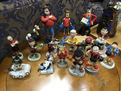 Lot 12 - A COLLECTION OF BEANO AND DANDY FIGURES BY ROBERT HARROP