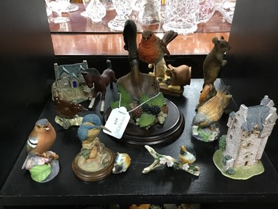 Lot 419 - A LOT OF BESWICK AND OTHER ANIMALS AND OTHER ITEMS