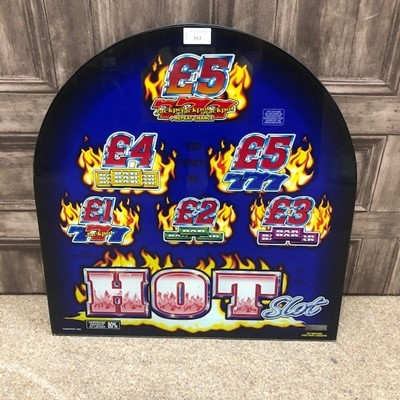 Lot 393 - A HOT SLOT ARCADE ART