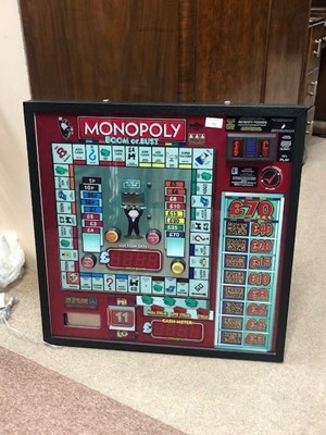 Lot 394 - MONOPOLY BOOM OR BUST ARCADE ART