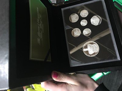 Lot 58 - A COLLECTION OF ROYAL MINT AND OTHER COINS