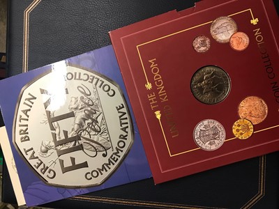 Lot 59 - A COLLECTION OF FIRST DAY COIN COVERS, DECIMAL SETS AND OTHER COINS