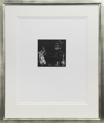 Lot 781 - J'ACCUSE, A SIGNED LIMITED EDITION LITHOGRAPH BY JOHN BYRNE