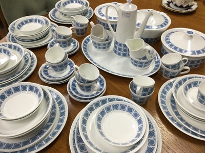 Lot 356 - A ROYAL TUSCAN ‘CHARADE’ PATTERN DINNER SERVICE