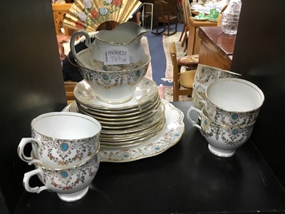 Lot 367 - AN AYNSLEY TEA SERVICE AND ANOTHER