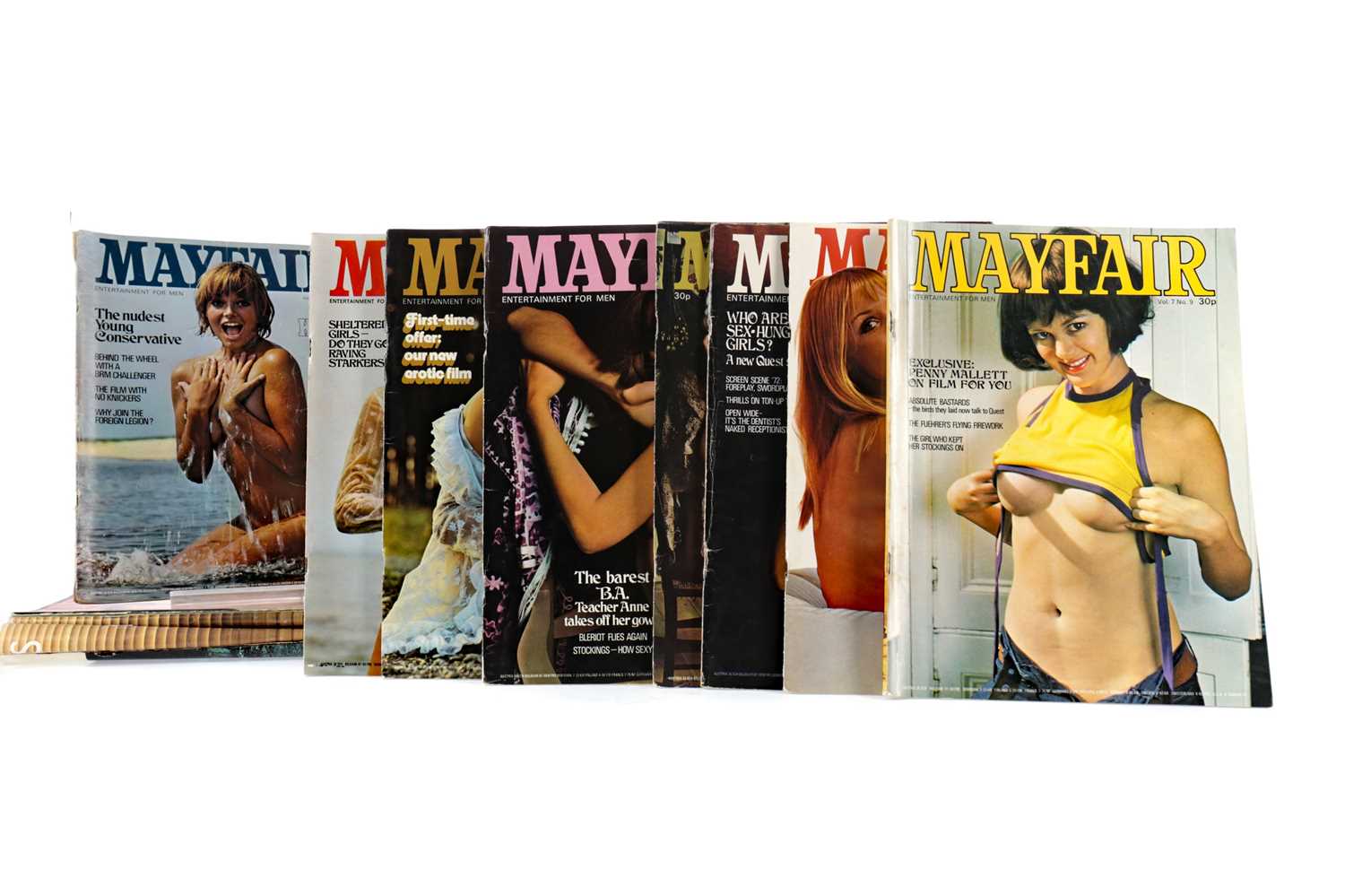 Lot 1329 - A LOT OF MAYFAIR MAGAZINES