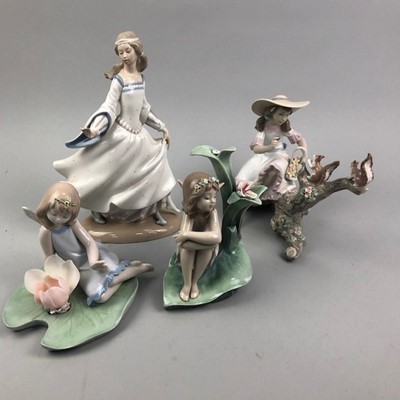 Lot 478 - A LOT OF FOUR LLADRO FIGURES