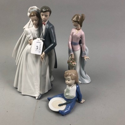 Lot 479 - A LOT OF NAO AND LLADRO FIGURES