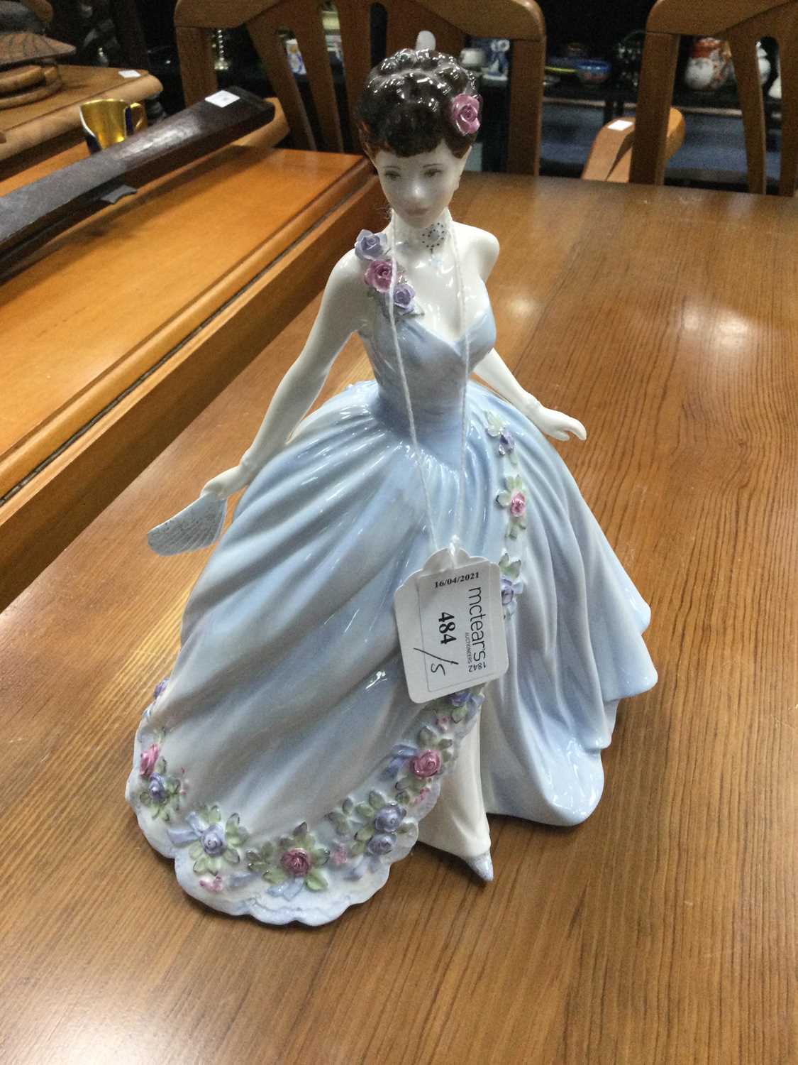 Lot 484 - A COALPORT FIGURE OF THE DREAM UNFOLDS AND