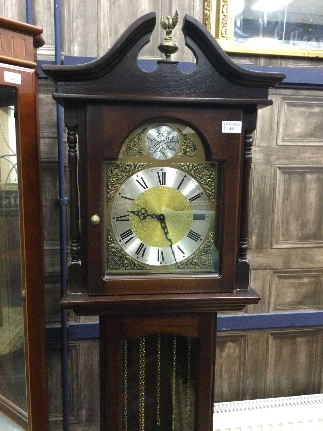 Lot 310 - A REPRODUCTION GRANDFATHER CLOCK