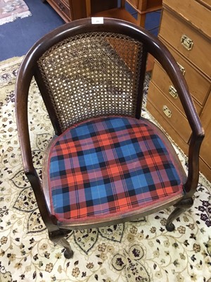 Lot 451 - A LOT OF TWO CANE BACK CHAIRS