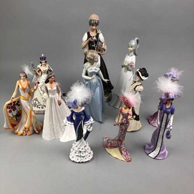 Lot 505 - A LOT OF FIGURES OF LADIES