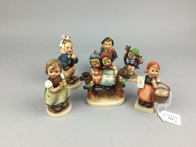 Lot 534 - A LOT OF SIX HUMMEL FIGURES