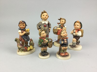 Lot 535 - A LOT OF SIX HUMMEL FIGURES