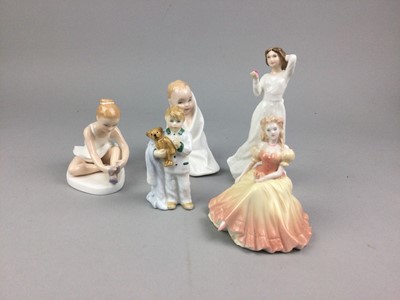 Lot 538 - A LOT OF NINE ROYAL DOULTON AND OTHER FIGURES