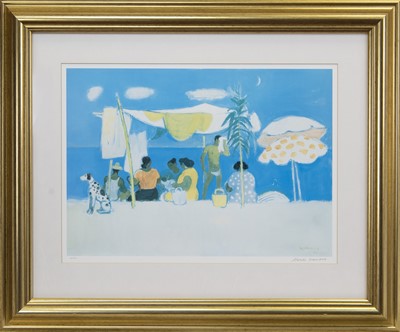 Lot 758 - BATHERS DRYING, A PRINT BY ALBERTO MORROCCO