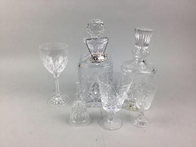 Lot 121 - A LOT OF CRYSTAL AND GLASSWARE INCLUDING EDINBURGH CRYSTAL