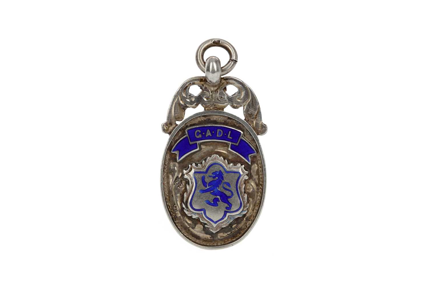 Lot 1704 - GEORGE MITCHELL - HIS GREENOCK & DISTRICT LEAGUE WINNERS SILVER MEDAL 1938