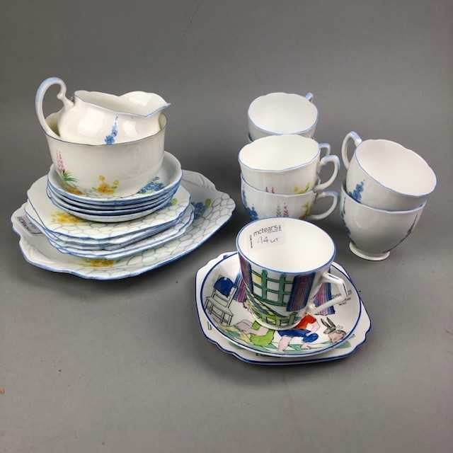 Lot 94 - A GRAFTON CHINA PART TEA SERVICE AND OTHER TEA WARE