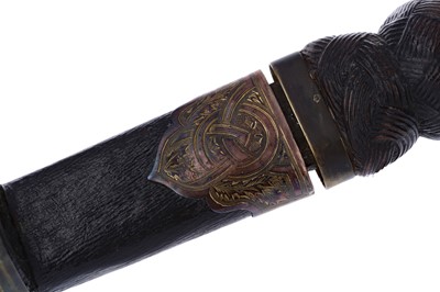 Lot 1378 - AN EARLY 19TH CENTURY SCOTTISH DIRK