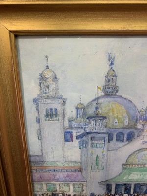 Lot 103 - THE SECOND GLASGOW INTERNATIONAL EXHIBITION, A WATERCOLOUR BY ROBERT MCGOWN COVENTRY