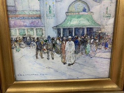 Lot 103 - THE SECOND GLASGOW INTERNATIONAL EXHIBITION, A WATERCOLOUR BY ROBERT MCGOWN COVENTRY