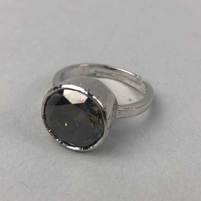 Lot 286 - A MOISSANITE RING AND TWO GEM SET RINGS