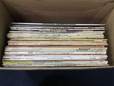 Lot 43 - A LOT OF OF OVER 70 ORIGINAL FILM AND STAGE SOUNDTRACK VINYL LPs