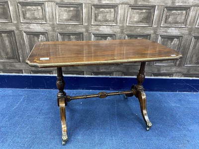 Lot 152 - AN INLAID MAHOGANY OCCASIONAL TABLE