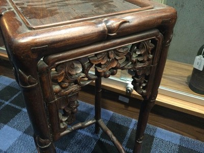 Lot 722 - A CHINESE NEST OF FOUR TABLES