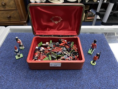 Lot 211 - A LOT OF BRITAINS AND OTHER PAINTED SOLDIER FIGURES