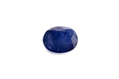 Lot 1532 - A CERTIFICATED UNMOUNTED SAPPHIRE