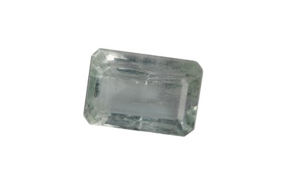 Lot 1544 - A CERTIFICATED UNMOUNTED AQUAMARINE