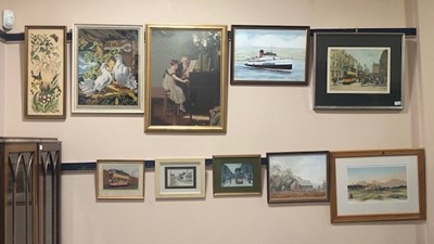 Lot 422 - A LOT OF PICTURES AND PRINTS