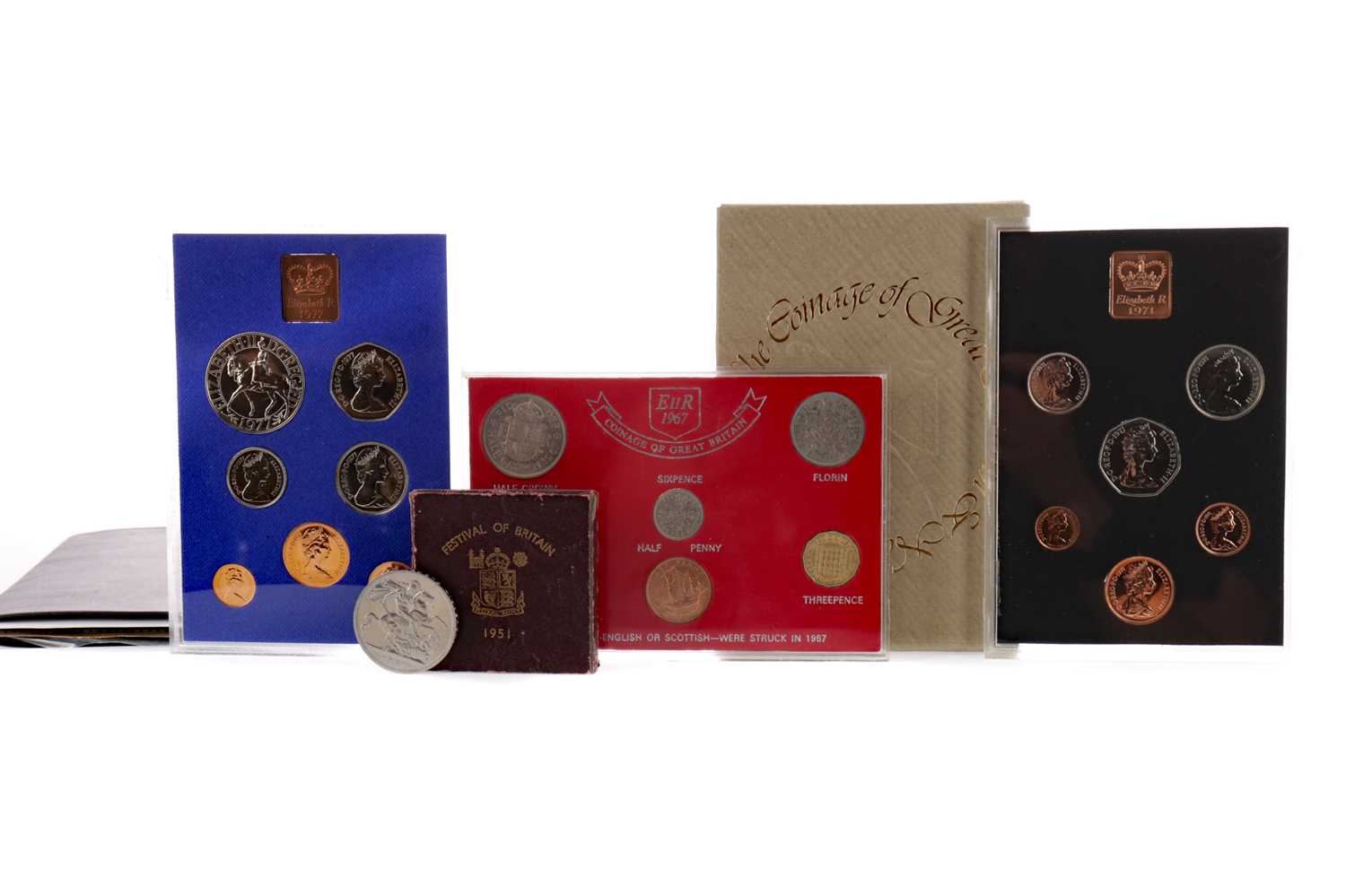 Lot 7 - A COLLECTION OF SILVER COINS, DECIMAL COIN SETS AND BANKNOTES
