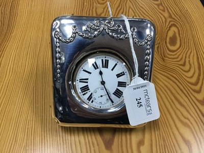 Lot 245 - AN EARLY 20TH CENTURY POCKET TIMEPIECE