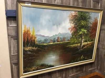 Lot 313 - A SCOTTISH SCHOOL OIL PAINTING AND ONE OTHER