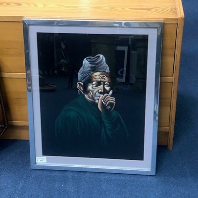 Lot 433 - A BATIK FROM NEPAL, KATHMANDU, 1989