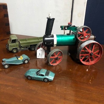Lot 449 - A MAMOD STEAM MODEL AND MODEL VEHICLES