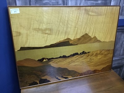 Lot 472 - A SPINDLER TYPE WALL PANEL