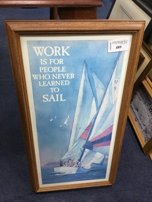 Lot 489 - A LOT OF PRINTS