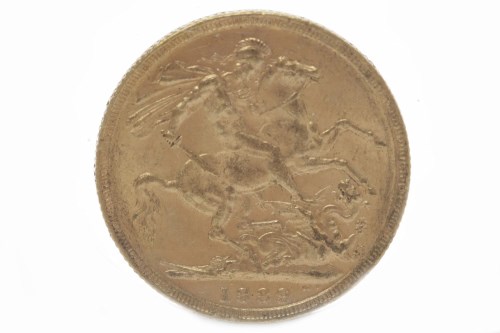 Lot 299 - GOLD SOVEREIGN DATED 1889